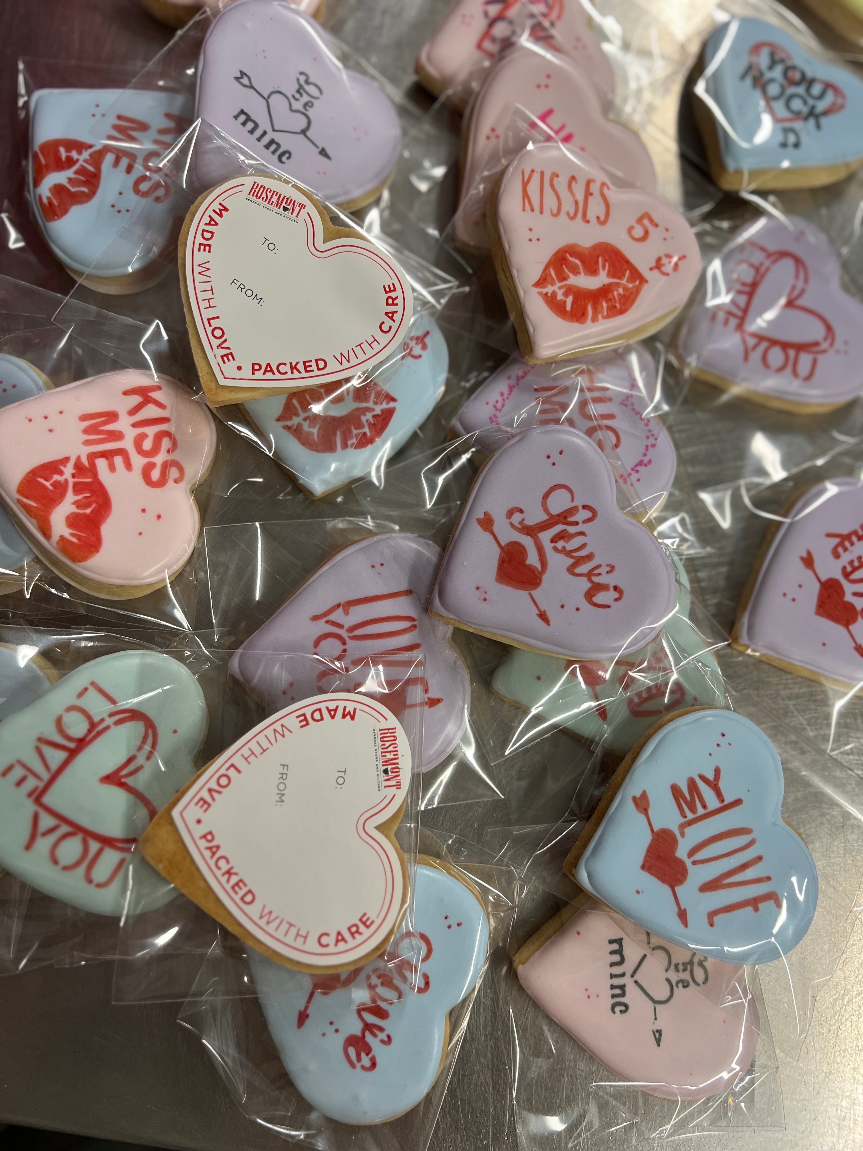 Rosemont Valentines Cookies