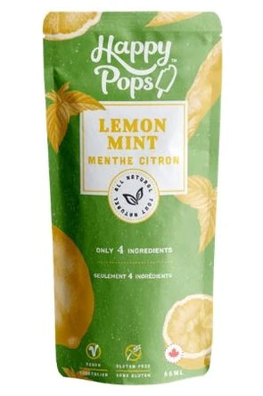 Happy Pops All Natural Ice Pops 4 Pack