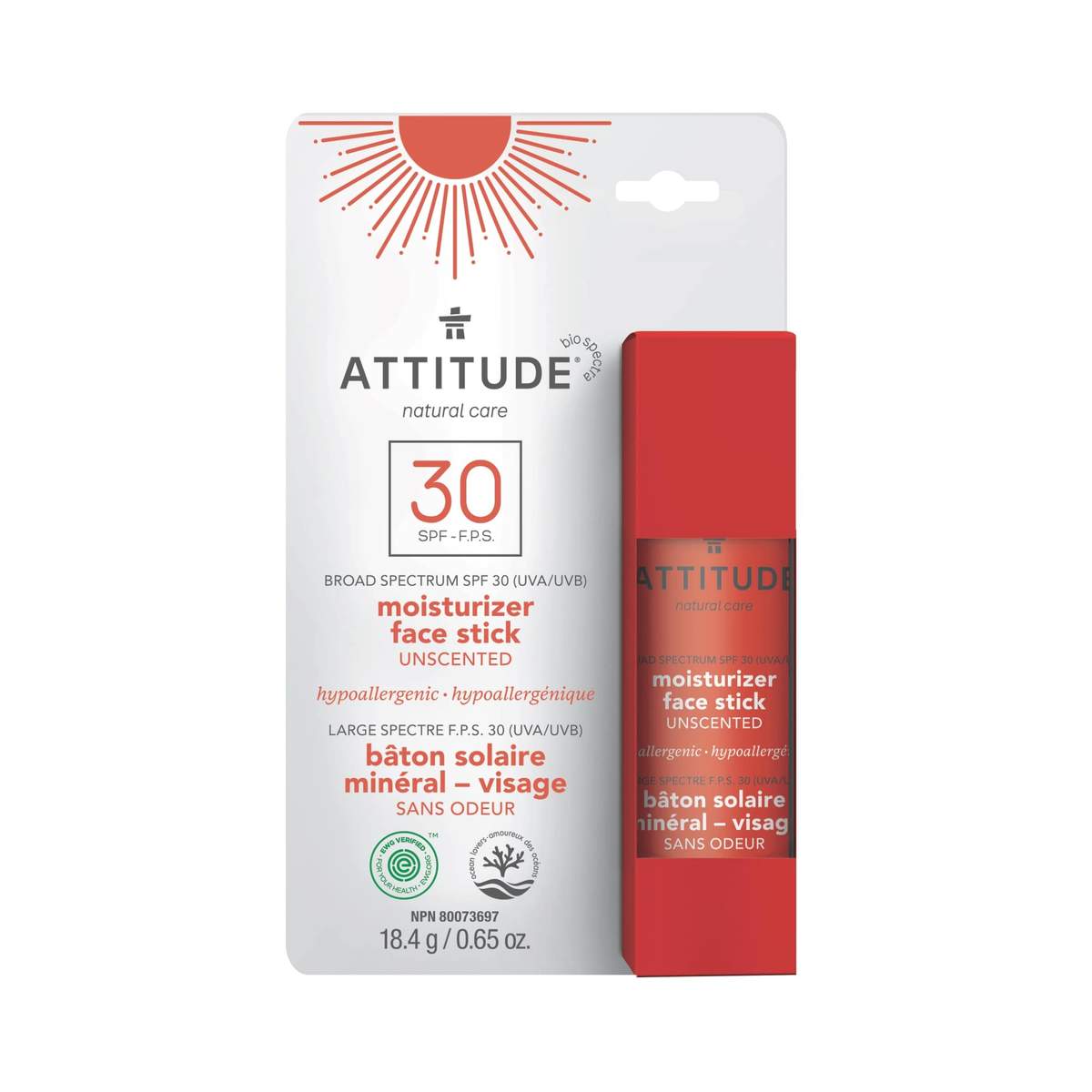 Attitude SPF30 Face Stick