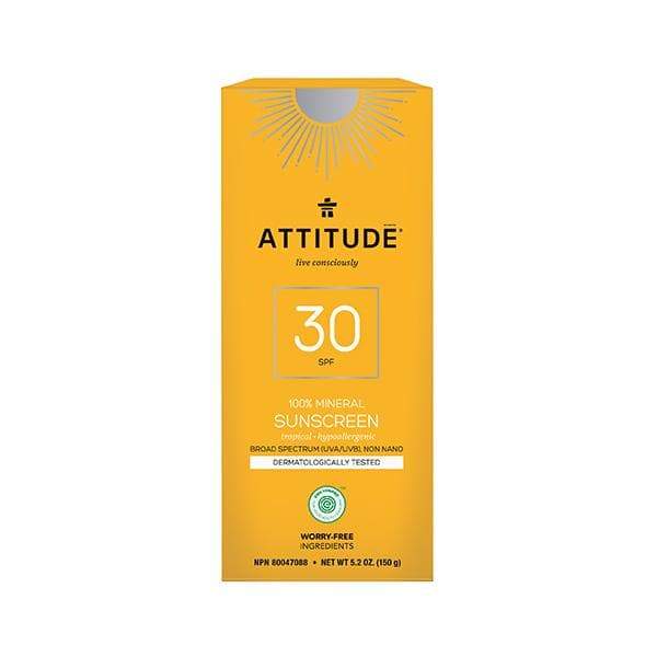 Attitude SPF30 Mineral Sunscreen Tropical Scent