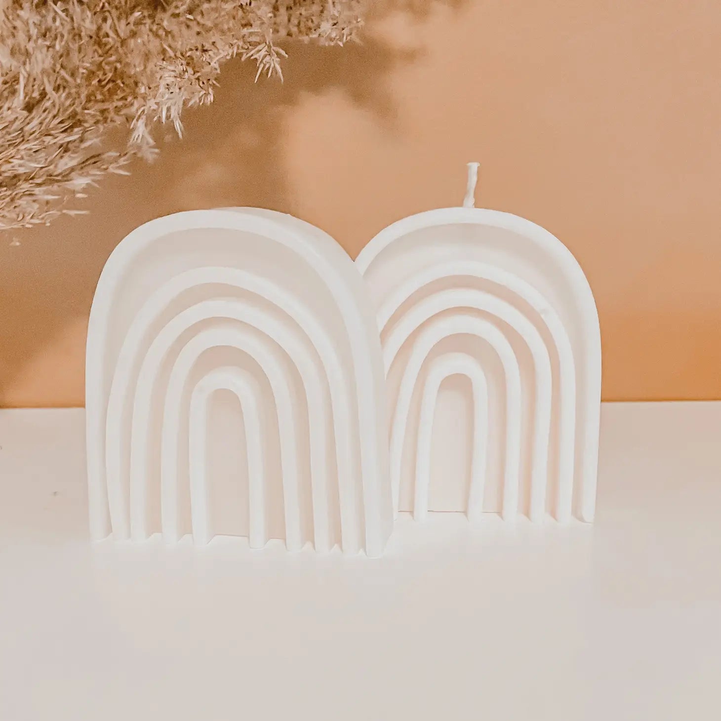 Gorgeous Wreck Design Co. Rainbow Arch Candles