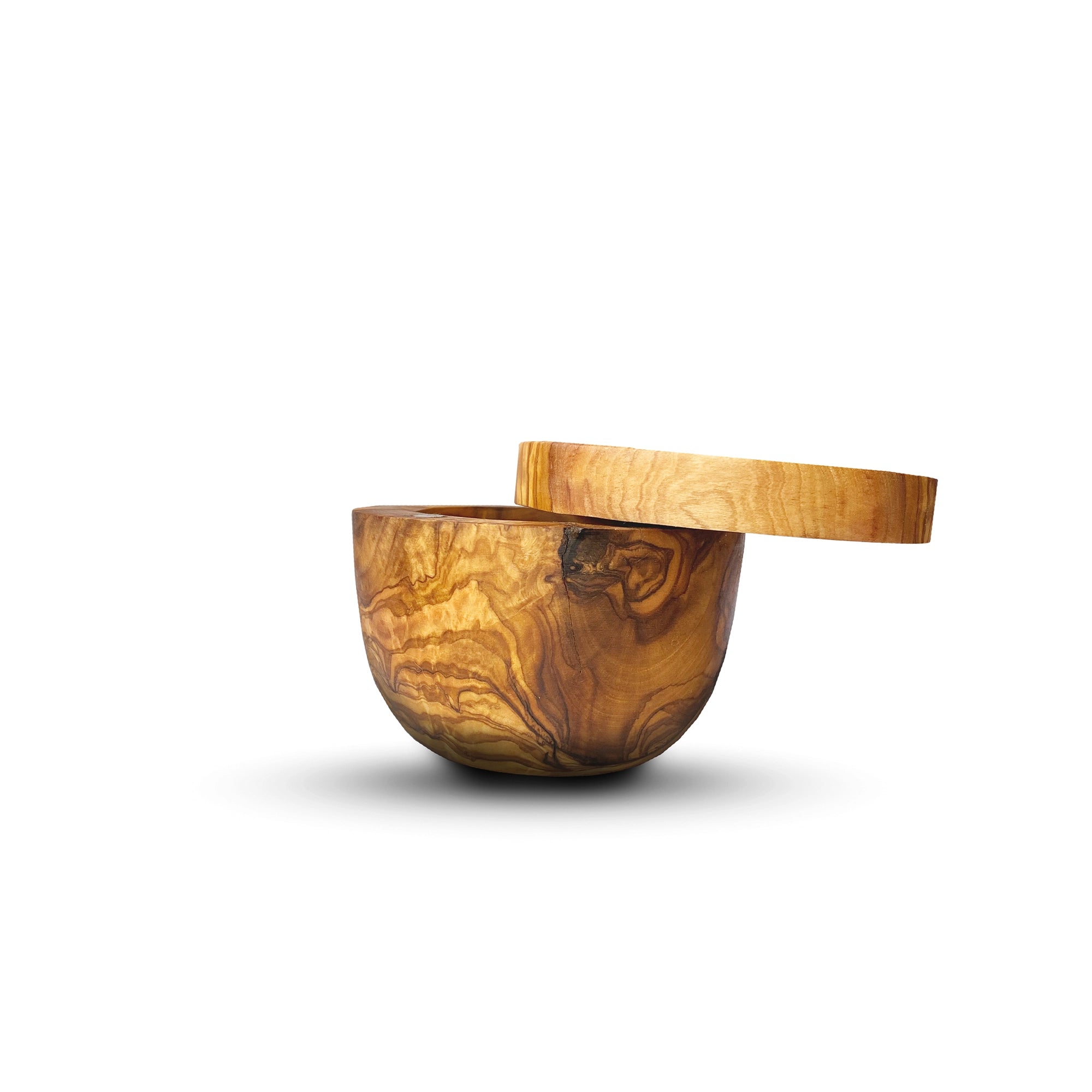 Handmade Olive Wood Salt Cellar