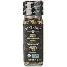 Watkins Organic Garlic Peppercorn with Grinder