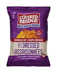 Covered Bridge Potato Chips - All Dressed Crinkle Cut