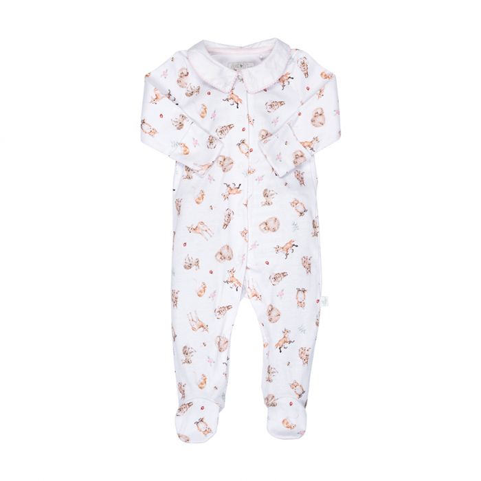 Wrendale Baby Little Forests Sleepsuits